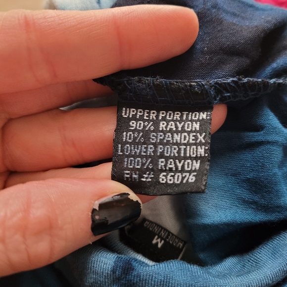 Raviya Blue and White Tie-Dye Summer Dress - Picture 4 of 13